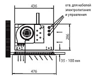 Размеры тепловых завес Mitsubishi Electric PHV DXE Размеры тепловых завес Mitsubishi Electric PHV DXE