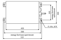 Размеры бустерного блока Mitsubishi Electric Размеры бустерного блока Mitsubishi Electric