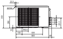 Размеры Mitsubishi Electric Размеры Mitsubishi Electric
