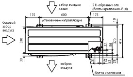 Размеры блоков Mitsubishi Electric Размеры блоков Mitsubishi Electric