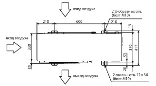 Размеры наружных блоков системы «воздух-вода» Mitsubishi Electric PUHZ-HW, PUHZ-W